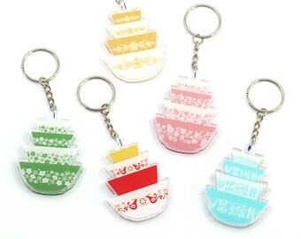 IMPERFECT \u2013 Pyrex Mixing Bowl Keychain