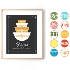 Home Is where the Pyrex Is Print
