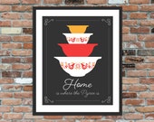 IMPERFECT - Home is where the Pyrex is - Friendship 5x7