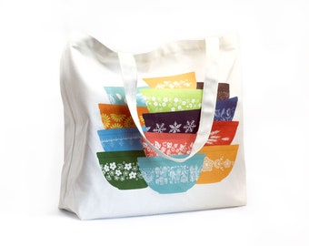 MAINTENANT AVEC POCHE ! Grand sac fourre-tout en pyrex bowls