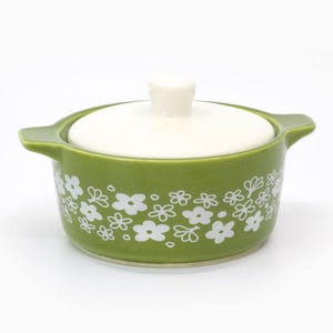 Pyrex-Inspired Spring Blossom Casserole Ceramic Trinket Box