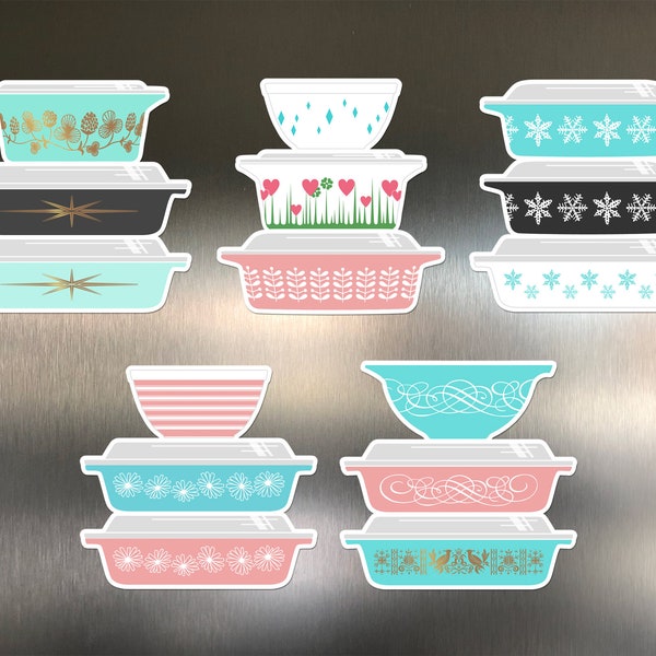 Rare Pyrex Magnets