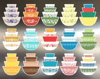 Pyrex Mixing Bowl Stack Magnet