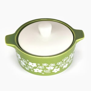 Pyrex-Inspired Spring Blossom Casserole Ceramic Trinket Box