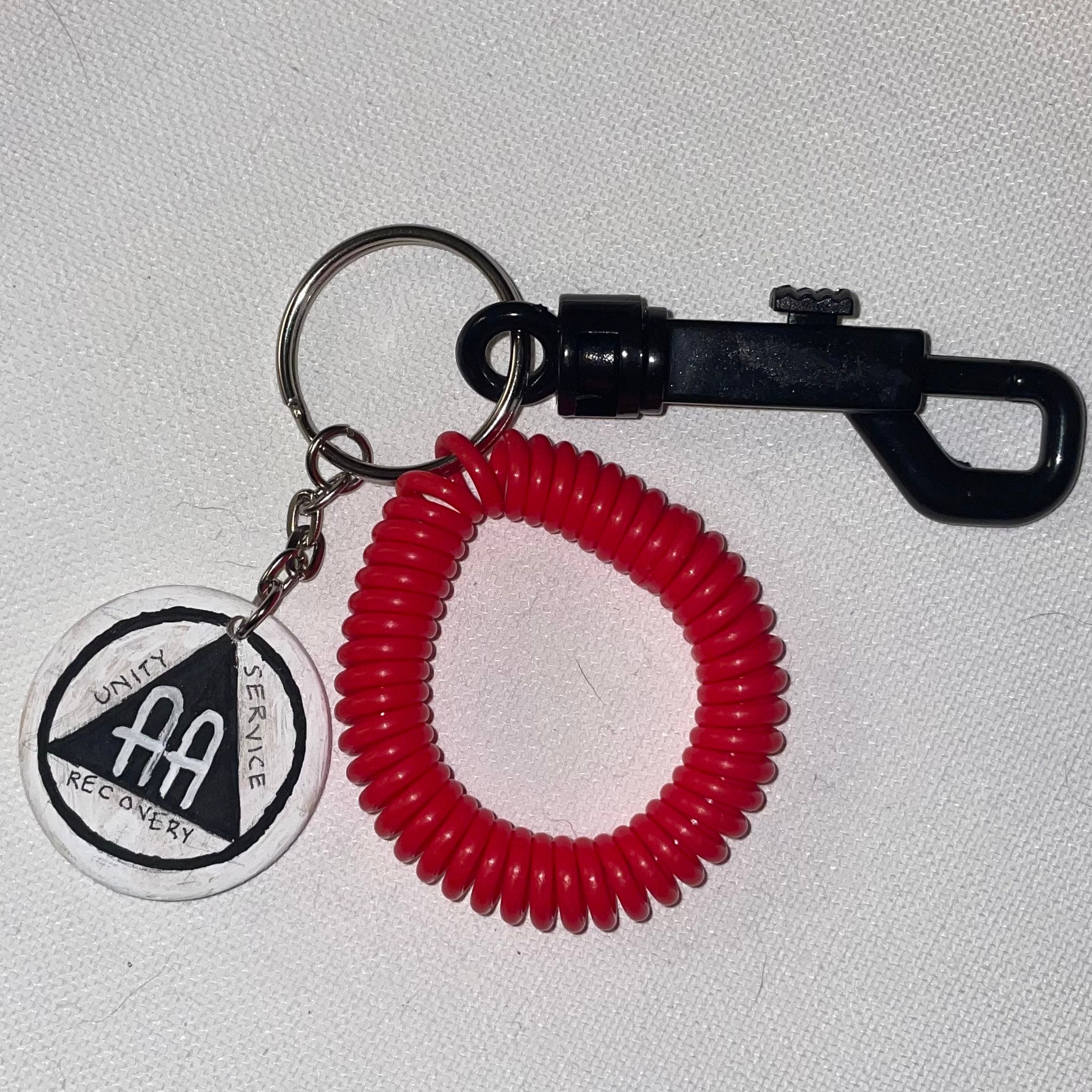 Custom AA Keychain - Etsy