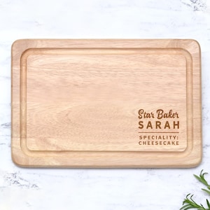 Personalised Wooden Chopping Board, Baking Gift, Cooking Gift for Her, Mother&#39;s Day Gift for Mum Nan Grandma, Personalised Kitchen Gift