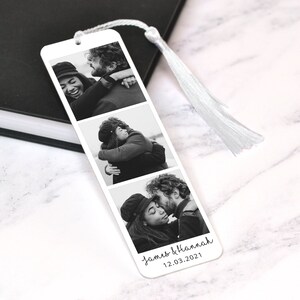 Personalised Photo Bookmark, Anniversary Gift for Him or Her, Photo Keepsake Gift, Christmas Gift for Boyfriend Girlfriend