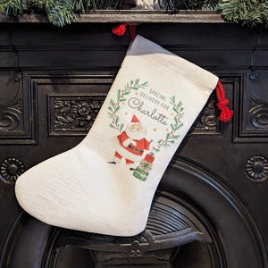 Personalised Christmas Stocking, Christmas Name Stocking, Custom Family Stocking, Children&#39;s Christmas Stockings, Holiday Stockings