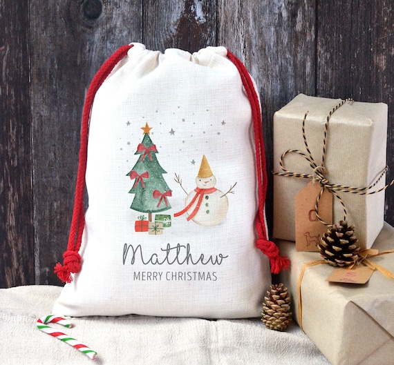 Personalised christmas sack clearance