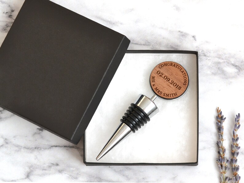 Bottle Stopper Personalised Custom Wine Bottle Stopper Etsy UK