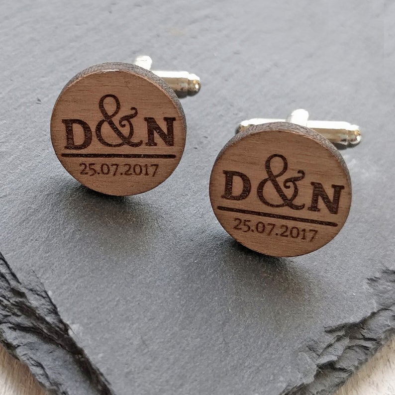 Custom Cufflinks Wedding Cufflinks Groom Cufflinks Mens Etsy