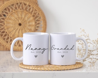 Mokken opa opa, oppas geschenken opa geschenken, aankondiging zwangerschap, nieuwe grootouders cadeau, mok oma oma opa