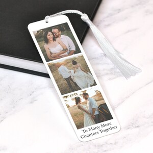 Personalised Photo Bookmark, Anniversary Gift for Him or Her, Photo Gift, Gift for Book Lover, Gift for Boyfriend Girlfriend