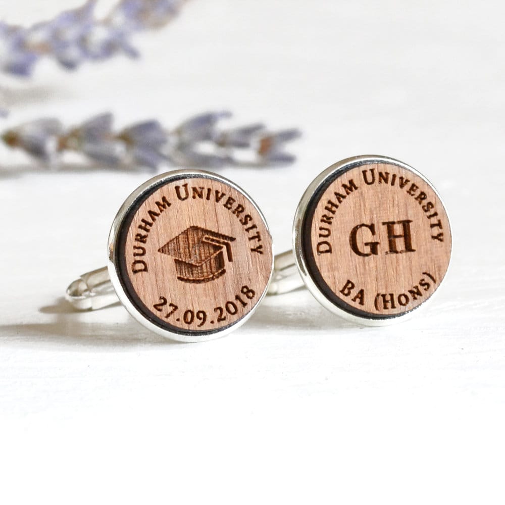 Graduation Cufflinks Graduation Gift Personalised Cufflinks Etsy