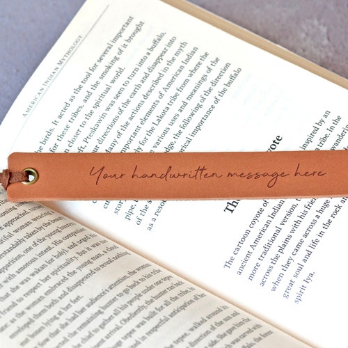 Actual Handwriting Bookmark Custom Handwriting Gift Etsy