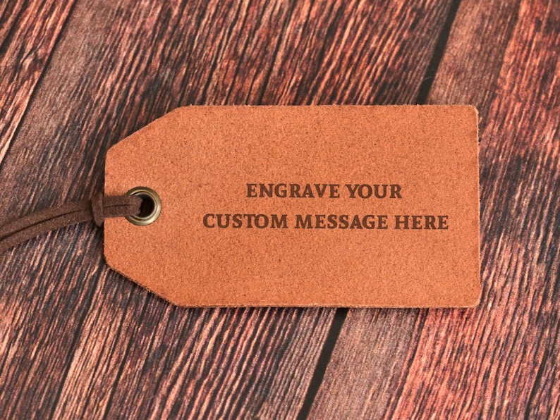 Personalised Leather Luggage Tag, Travel Holiday Gift, Leaving Gift, Birthday Gift for Daughter Sister Friend image 5