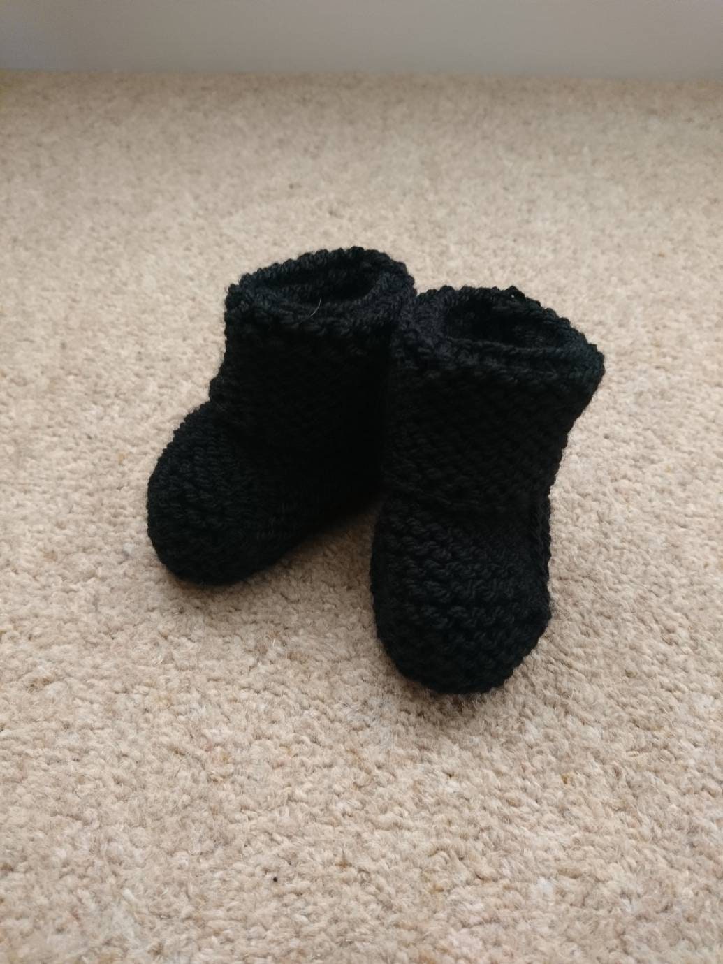 knitted baby booties uk