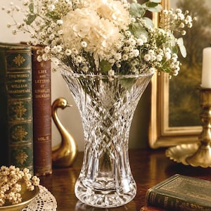Royal Brierley Crystal Vase - Etsy