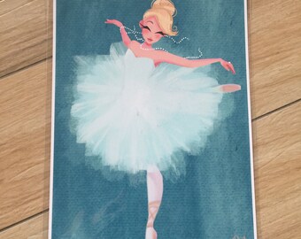 Ballerina medium Print