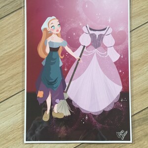 Cinderella medium Print