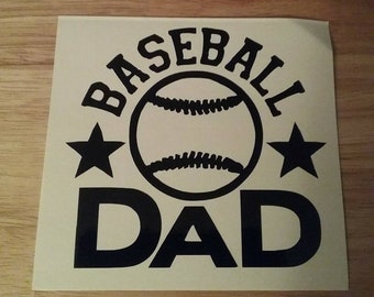 Baseball Dad decal