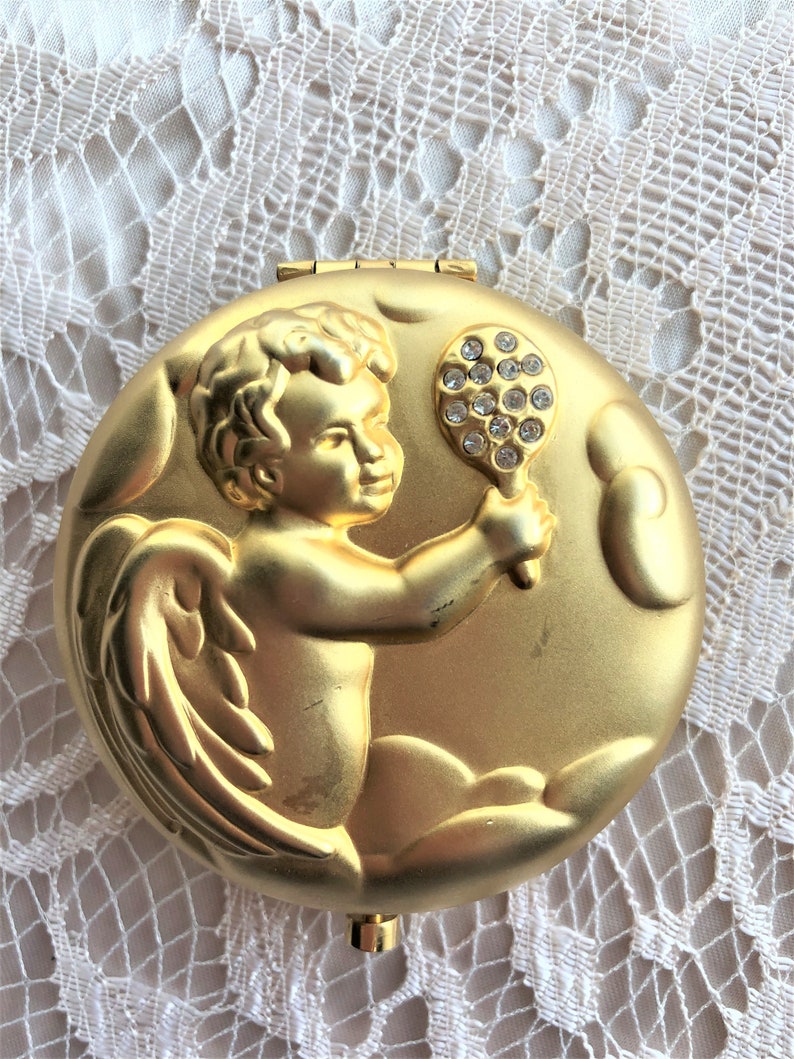 Vintage Angel Estee Lauder Compact