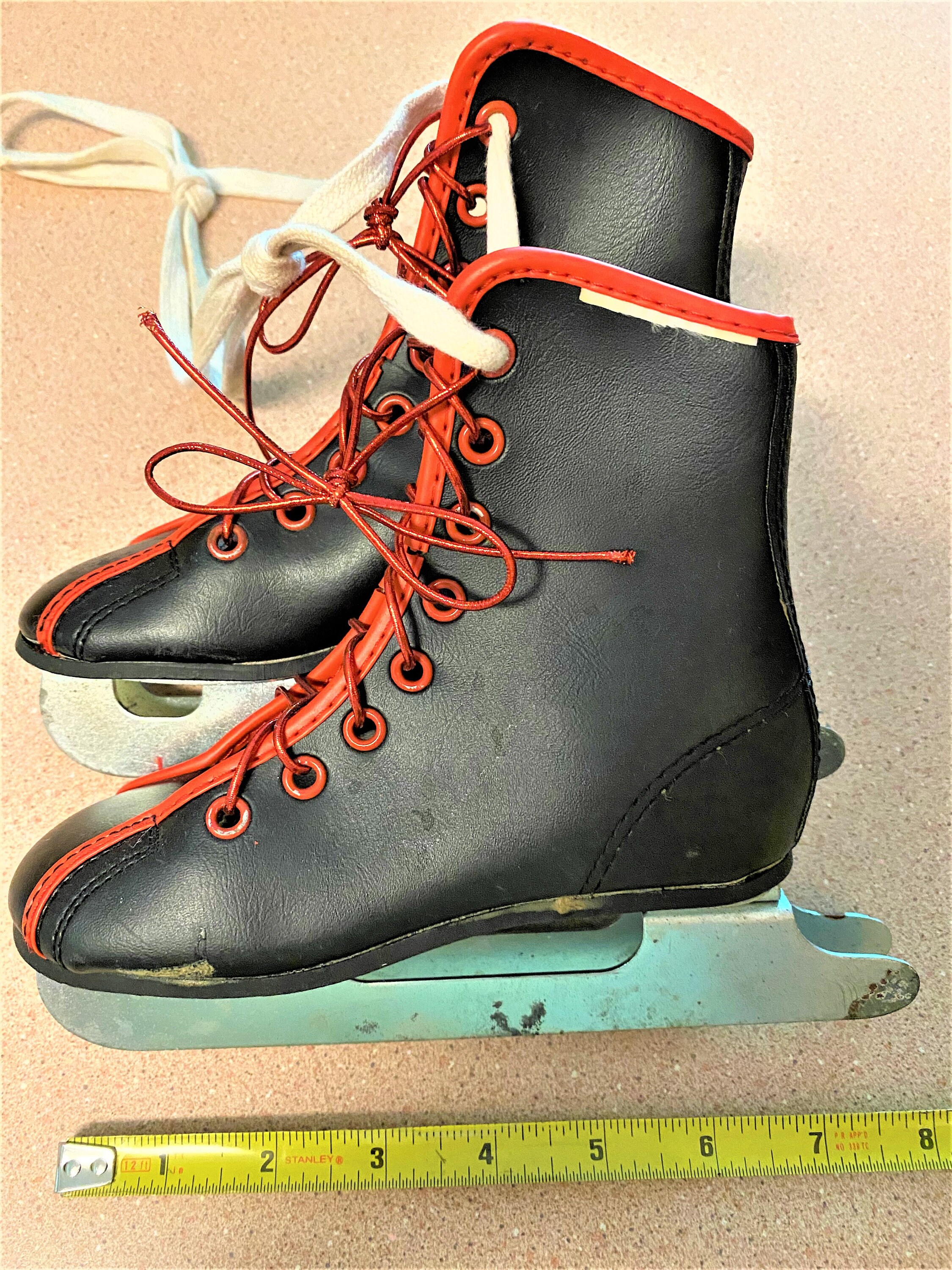 Vintage Childrens Double Blade Ice Skates Etsy