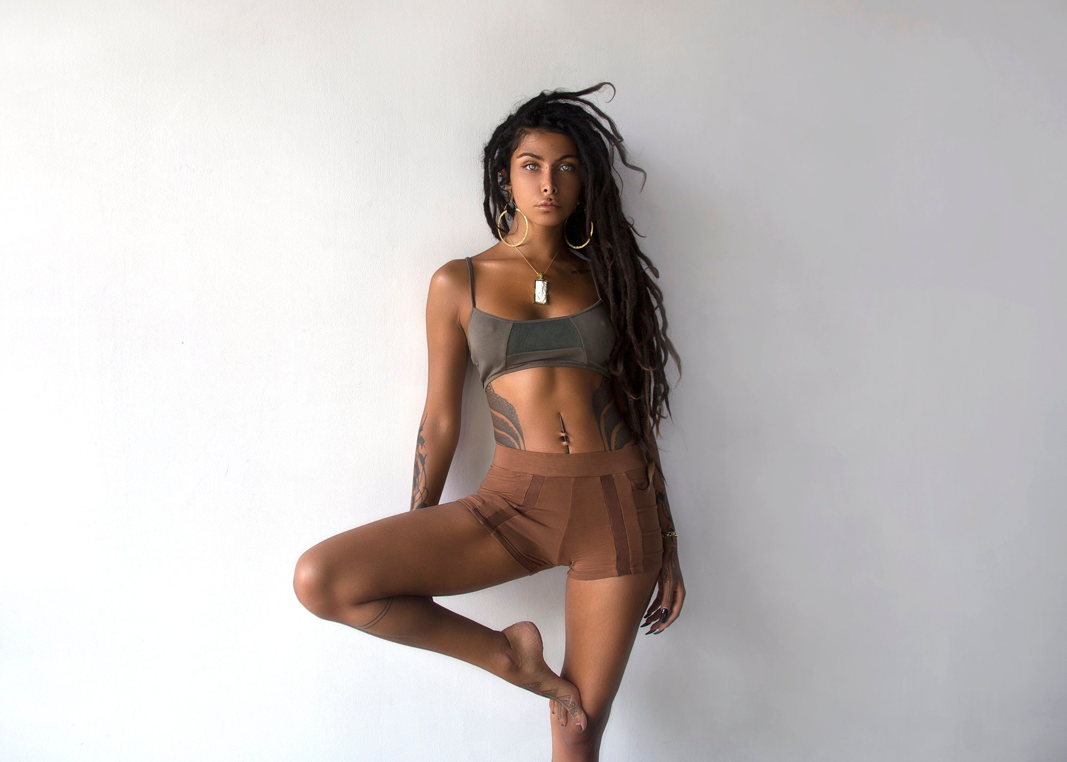 Spray Lotion On Booty Shorts