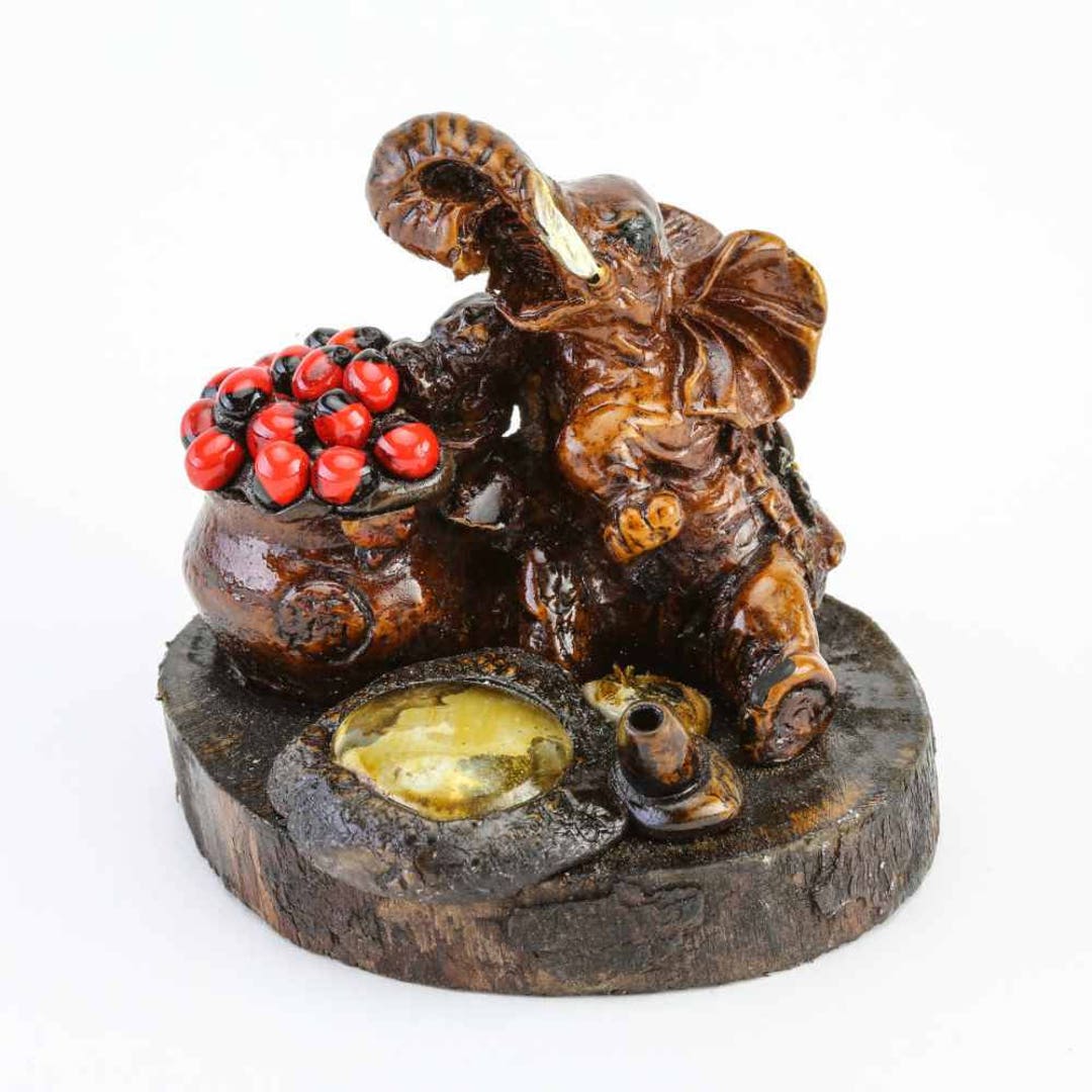 Amazon.com: Cacukap Cute Elephant Incense Burner, Incense