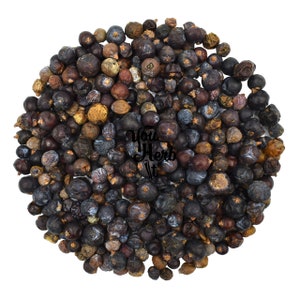 Bayas de enebro enteras secas - Juniperus communis