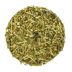 トリビュラスの乾燥したカット葉と茎のハーブティー - Tribulus Terrestris L.