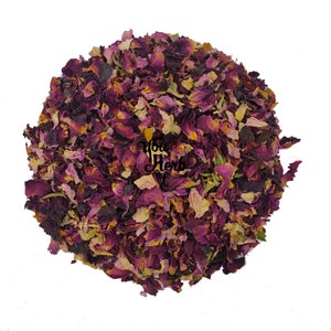 Dried Red Rose Petals Loose Herbal Tea - Rosa Damascena