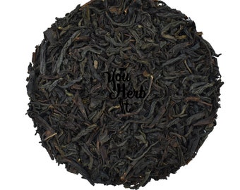 May include: Loose black tea leaves, ideal for brewing a cup of tea.