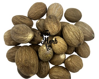 Whole Nutmegs Grade A - approx. 45g per 10 nutmegs - Myristica Fragrans