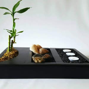 Zen Garden Kit, Deluxe Zen Garden Kit, Rock Garden, Japanese Rock Garden, Sand Garden, Desktop Zen Garden, Zen Garden, Bamboo Garden