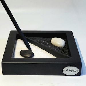 Mini Zen Garden Kit, Zen Garden, Desktop Zen Garden, Dry Rock Garden, Sand Tray, DIY Zen Garden, Meditation Garden, Sand Therapy Tray