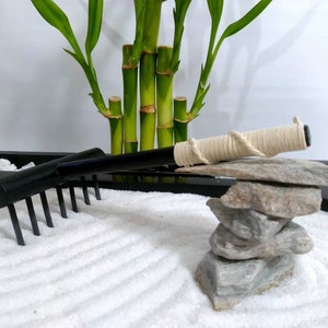 Large Zen Garden Kit, Tabletop Zen Garden, Desktop Zen Garden, Zen Garden Kit, Desktop Meditation, Tabletop Meditation, Zen Decor