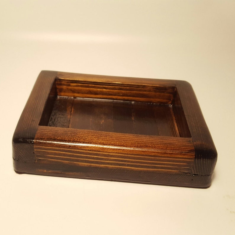 Ring Tray, Jewelry Tray, Catch All Tray, Trinket Tray, Coin Tray, Kitchen Sink Tray, Key Tray, Sink Tray, Trinket Dish, Wooden Tray image 2