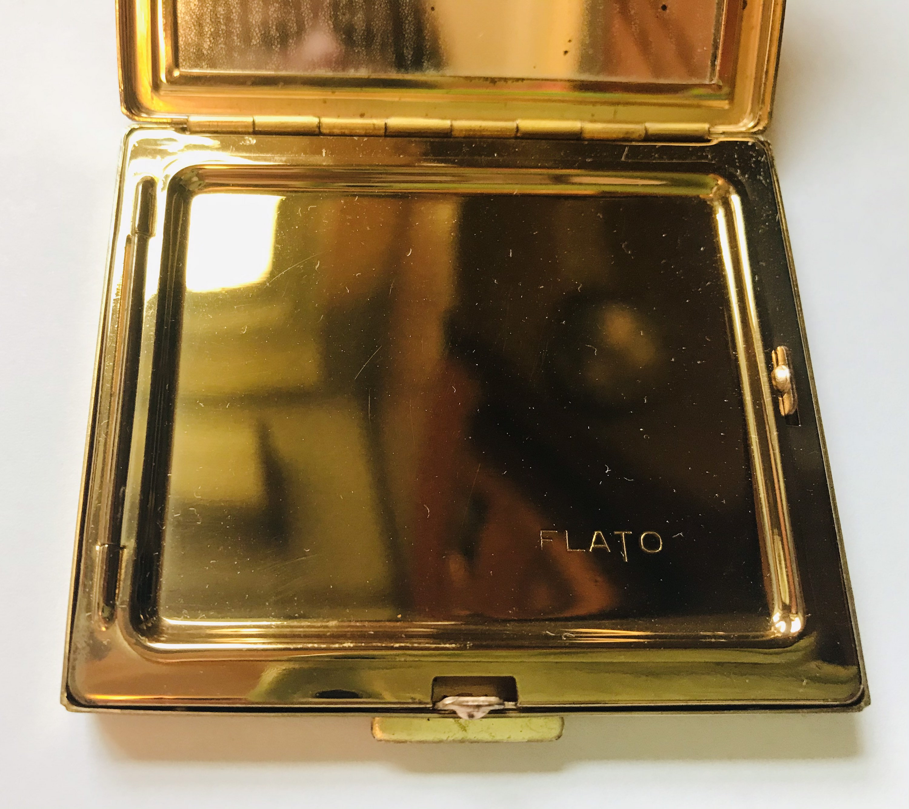 Vintage Paul Flato Gold Tone Compact Jeweler to the Stars Etsy