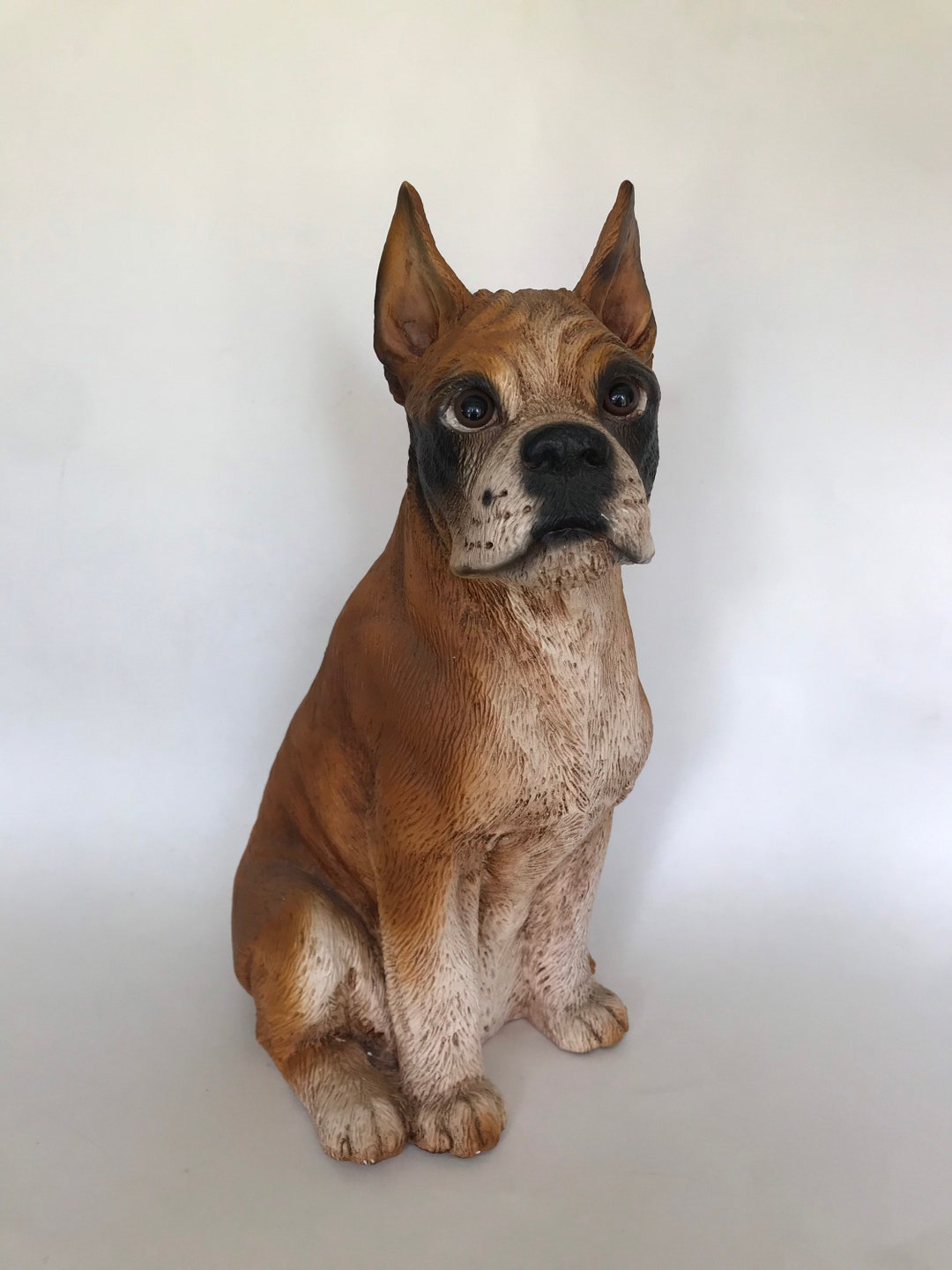 Vintage Boxer Dog Statue by Universal Statuary 1986/13 Inch Etsy