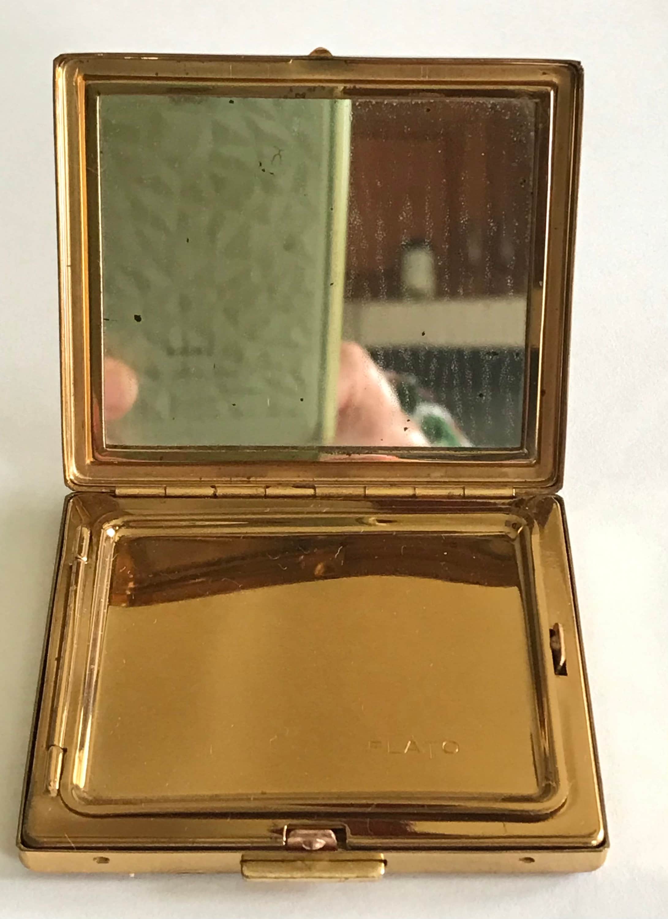Vintage Paul Flato Gold Tone Compact Jeweler to the Stars Etsy
