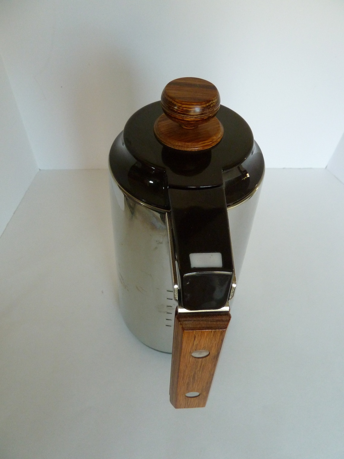 Vintage West Bend Percolator 10 cup Electric Coffee Pot/Wood Etsy