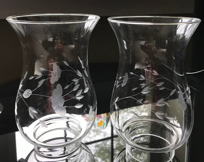 Princess House Hurricane Candle Holder Shade in Princess House Heritage