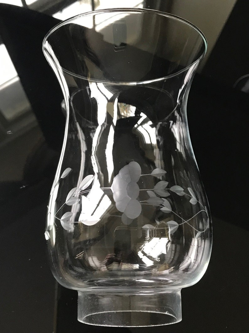 Princess House Heritage Hurricane Shade Crystal 6 1/4 Inch Hurricane