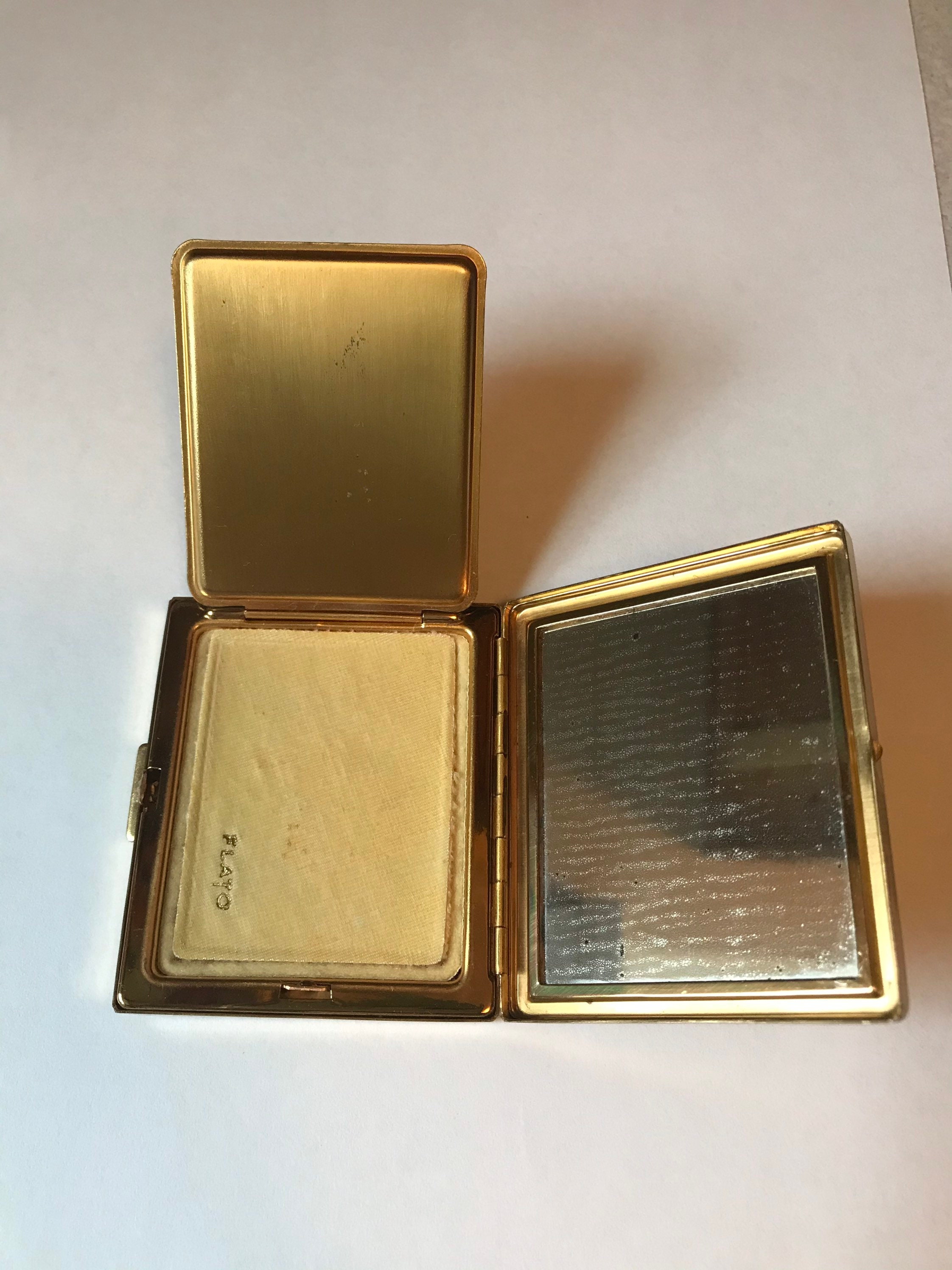 Vintage Paul Flato Gold Tone Compact Jeweler to the Stars Etsy