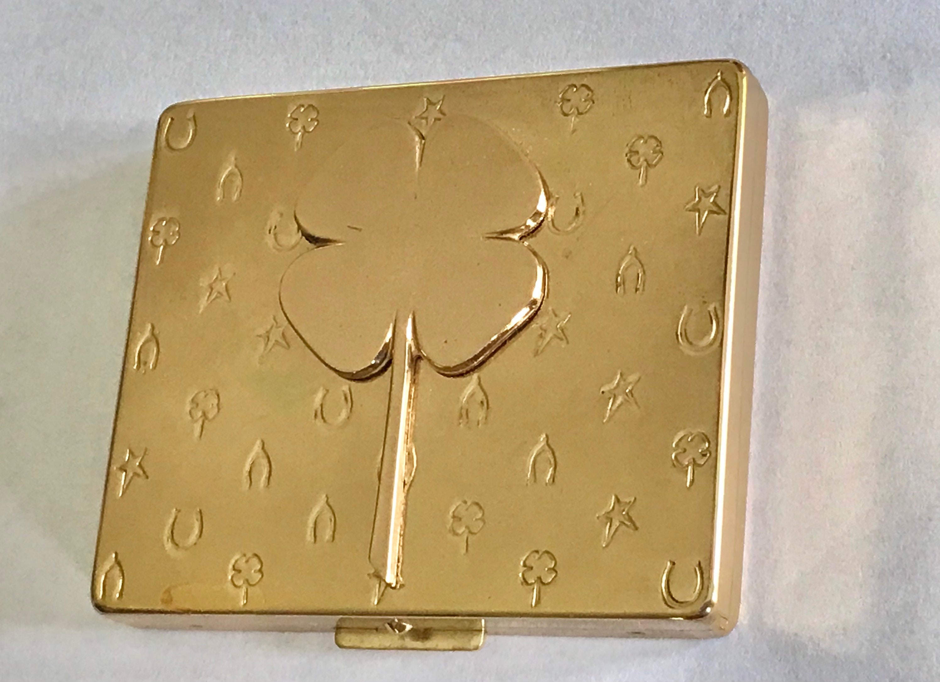 Vintage Paul Flato Gold Tone Compact Jeweler to the Stars Etsy