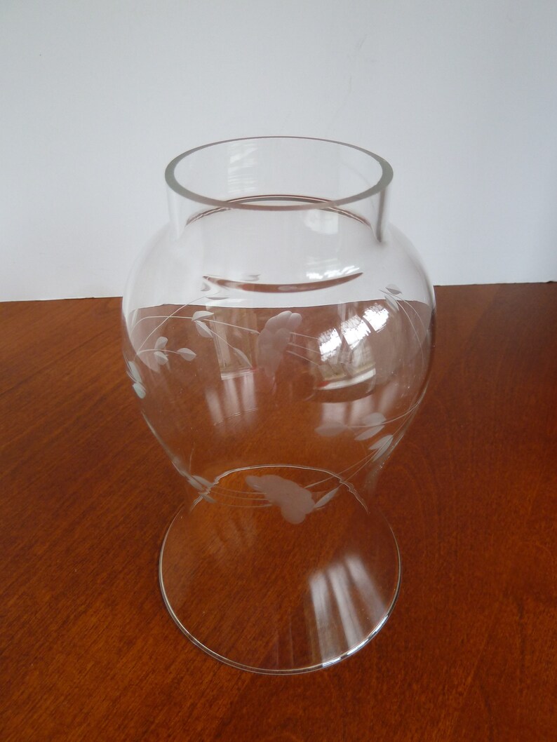 Princess House Heritage Hurricane Shade/Crystal 6 1/4 inch Etsy