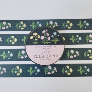 English Roses Washi Tape, Floral Washi Tape, Decorative Tape