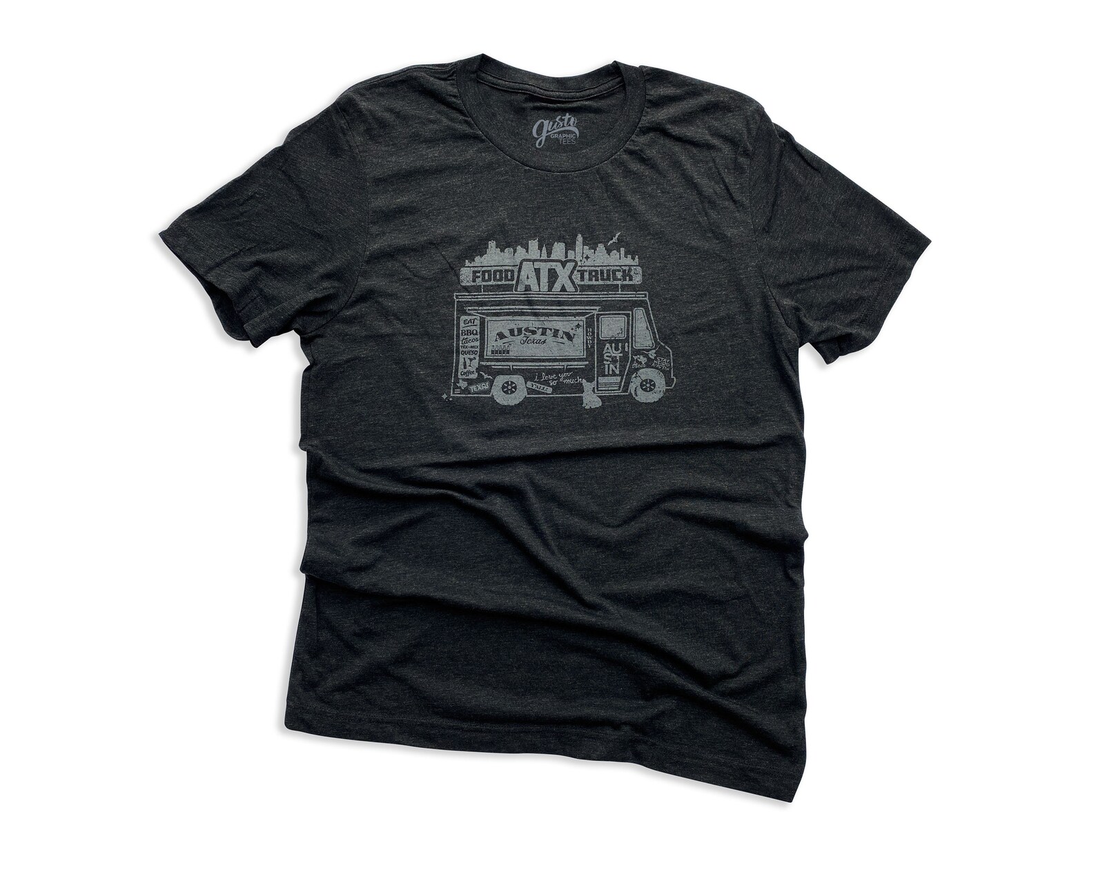 ATX Food Truck Unisex Tshirt Austin Texas Shirt Food Etsy