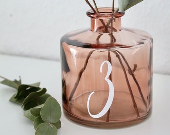 Number stickers made of vinyl | Table numbers | DIY wedding | Numbers